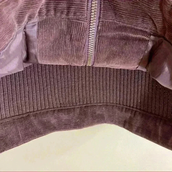 Vintage Lauren Ralph Lauren Chocolate Brown Corduroy Rib Zip Vest Jacket Size XL - Picture 3 of 8